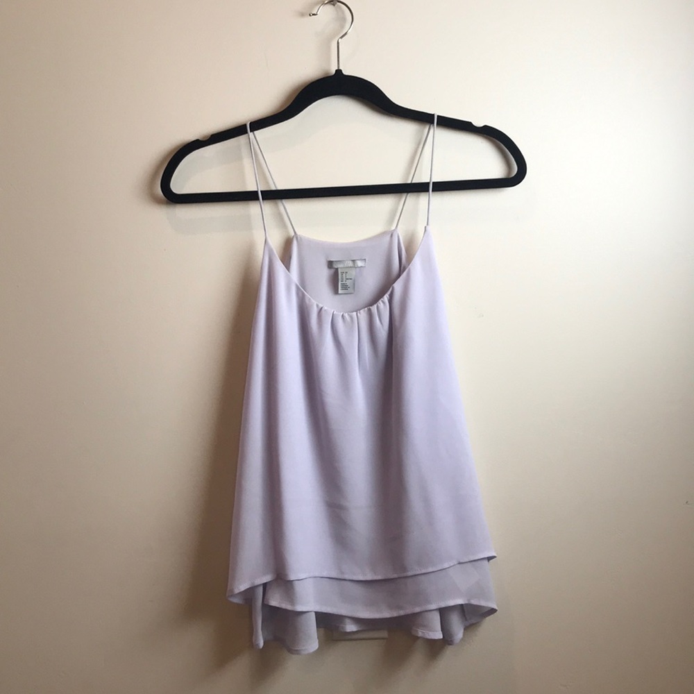 Lavender Flowy Top 💜🤍